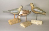 3 SIGNED BIRD CARVINGS BY HARR