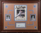(3) Signed Joe DiMaggio items