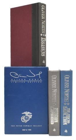 (3) SIGNED OLIVER NORTH PETER