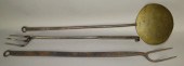 3 SIGNED WROUGHT IRON BUTCHER/