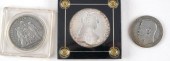(3) SILVER COINS FRANC RUBLE T