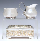 (3) SILVER JEWELRY BOX &AMP; G
