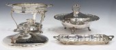(3) SILVERPLATE SERVING PIECES