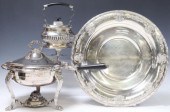 (3) SILVERPLATE SPIRIT KETTLE,