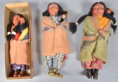 (3) Skookum dolls to include #