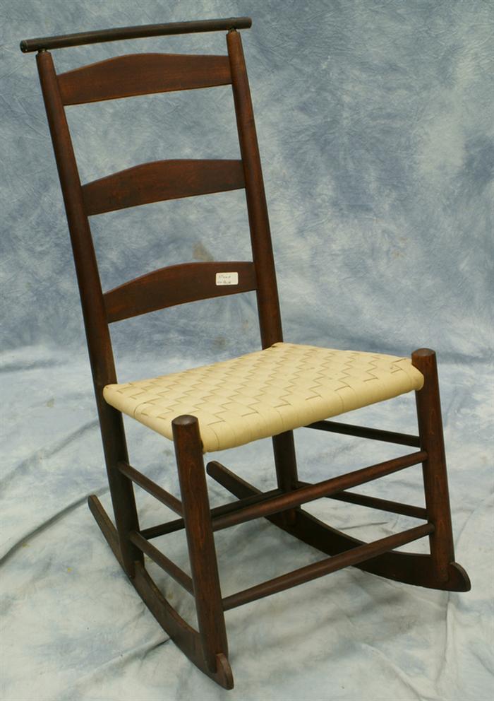 3-slat ladder back youth rocking