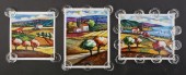 3 SLAVA BRODINSKY SERIGRAPHS L