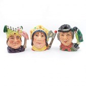 3 SM ROYAL DOULTON CHARACTER J