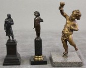 3 Small Bronzes Including a Eu