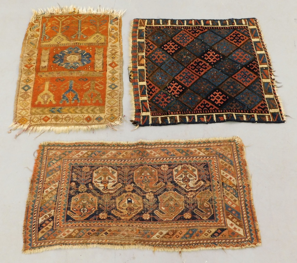 3 SMALL MIDDLE EASTERN GEOMETRIC