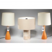 (3) SMALL MODERNIST TABLE LAMP