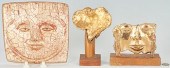 3 SMALL OLEN BRYANT GILT CERAM
