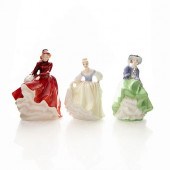 3 SMALL ROYAL DOULTON FIGURINE