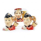 3 SMALL ROYAL DOULTON NORTH ST
