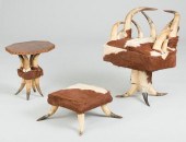 3 SMALL STEER HORN FURNITURE I