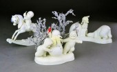 (3) SNOWBABIES - BISQUE PORCEL