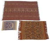 (3) SOUTHEAST ASIAN WOVEN TEXT