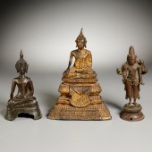 (3) SOUTHEAST BRONZE FIGURES L