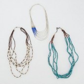 3 SOUTHWEST BEADED NECKLACES -