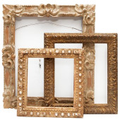 (3) SPANISH BAROQUE STYLE PICT