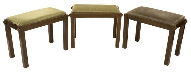 (3) SPANISH UPHOLSTERED