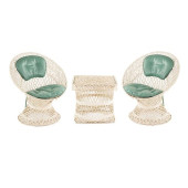 (3) SPUN FIBERGLASS OUTDOOR CH