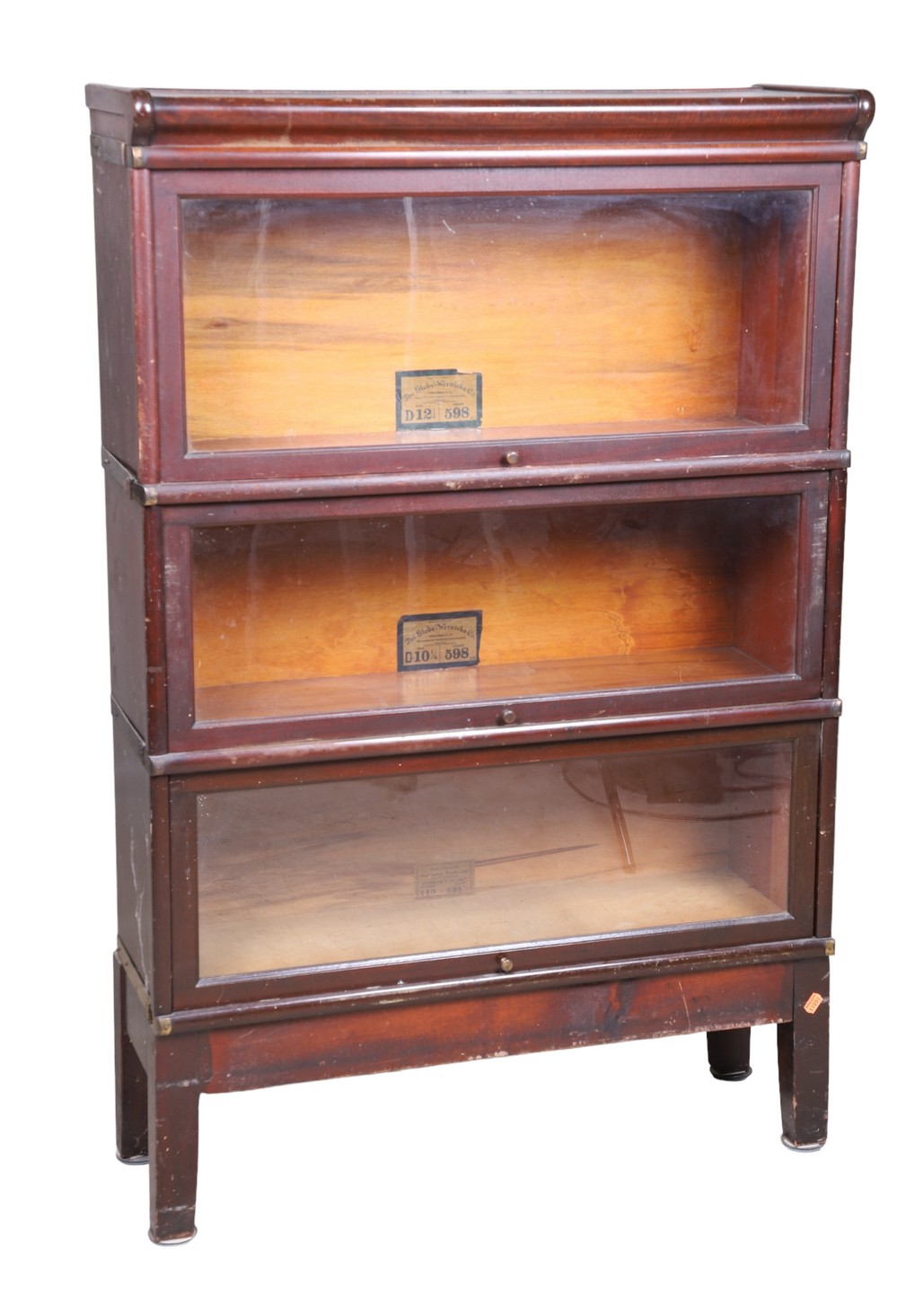 3-stack Globe Wernicke barrister