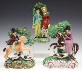 3 STAFFORDSHIRE FIGURESThree 1