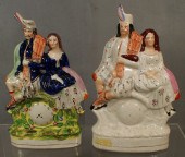 (3) Staffordshire  figurines,