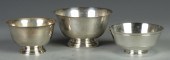 3 Sterling Bowls 2 Tiffany & C