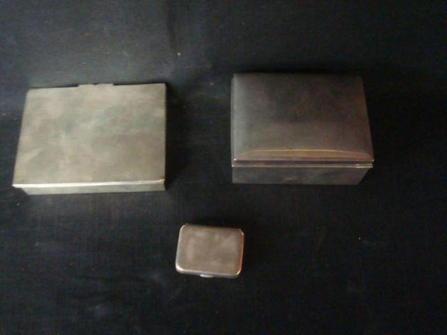 3 Sterling Boxes Incl Tiffany. 3