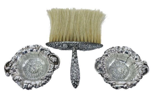 (3) STERLING CINQ FLEURS NUT DISHES
