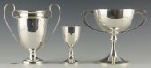 3 STERLING CUPS INC. TROPHY CU