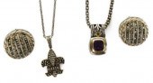 (3) STERLING JEWELRY PHILLIP G