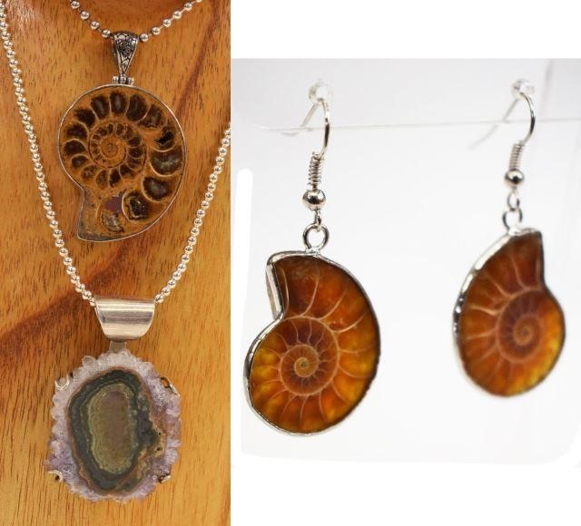 (3) STERLING SILVER DRUZY AGATE &