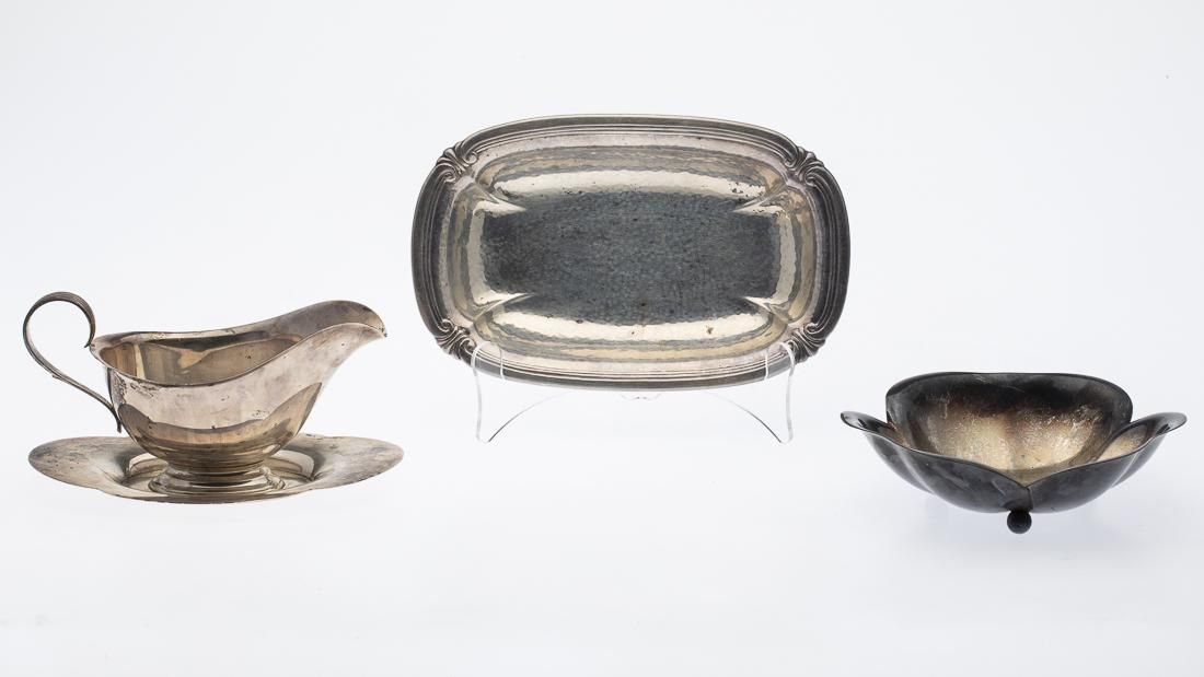 3 STERLING SILVER SERVING