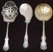 3 STERLING SILVER SERVING PIEC