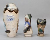 3 SUMIDA POTTERY VASES3 Sumida