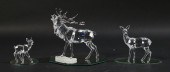 3 SWAROVSKI CRYSTAL FIGURINES