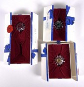 (3) SWAROVSKI SCS MARGUERITE D
