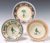 (3) TALAVERA POTTERY BOWLS & P