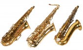 (3) Tenor saxophones, c/o Sign