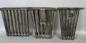 3 TIN CANDLE MOLDS CA. EARLY-M