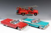 (3) TIN TOY CARS - Including C