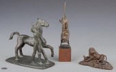 3 TN ARTISTS BRONZE SCULPTURES