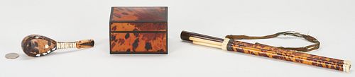 3 TORTOISESHELL ITEMS, INCL.