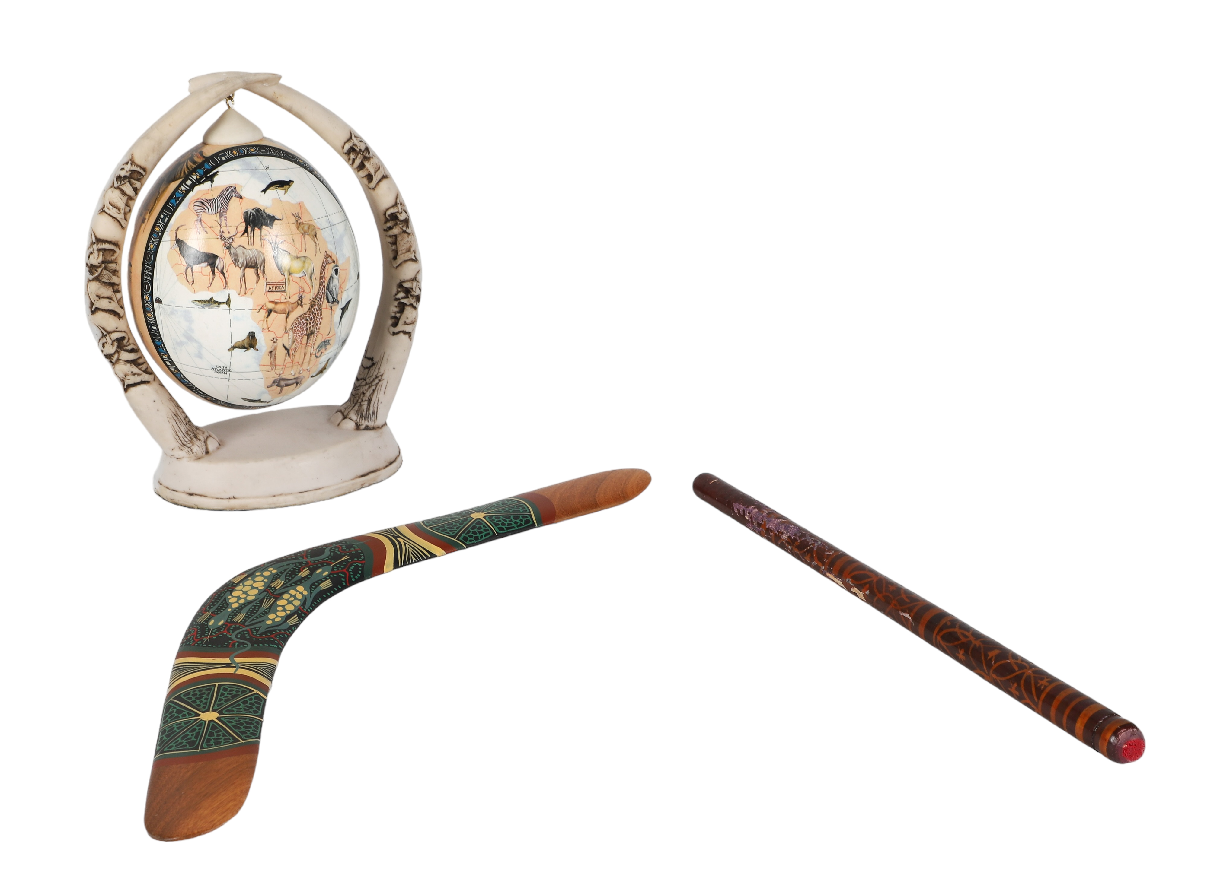 (3) Tourist items, c/o Africa