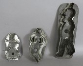 3 UNCOMMON FIGURAL TIN COOKIE