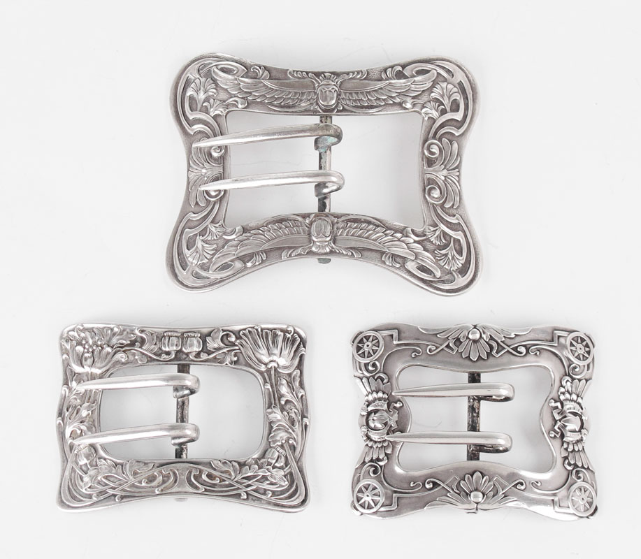 3 UNGER BROTHERS ART NOUVEAU