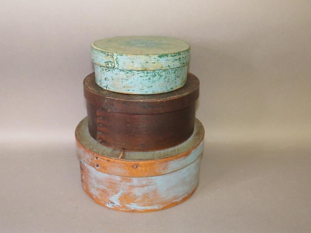 3 UNMATCHED GRADUATED SIZE ROUND
